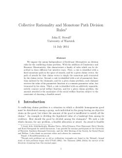 Collective Rationality and Monotone Path Division Rules