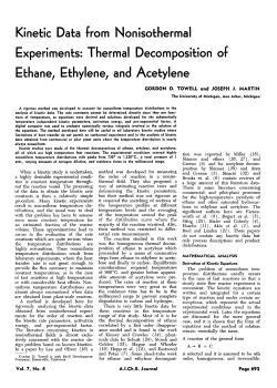 Thermal Decomposition of Ethane, Ethylene - Deep Blue