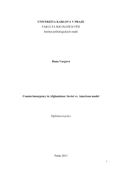 UNIVERZITA KARLOVA V PRAZE FAKULTA SOCI&Aacute;LN&Iacute;CH VĚD