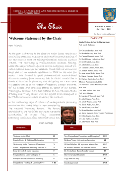 The Elixir - Volume 3, Issue 2 (May 2012) (PDF 1640KB)