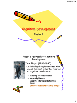 Cognitive Dev.