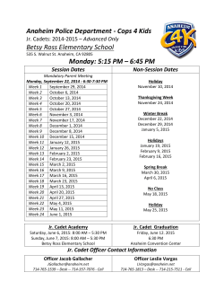 Anaheim Police Department - Cops 4 Kids Betsy Ross Elementary