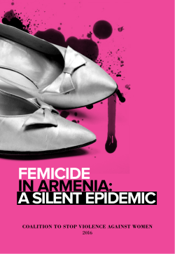 femicide in armenia - Coalition to Stop Violence against Women