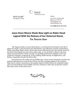 Joyce Elson Moore Sheds New Light on Robin Hood Legend With