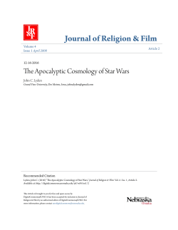 The Apocalyptic Cosmology of Star Wars