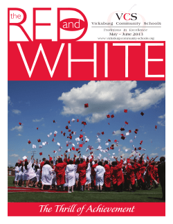 The Thrill of Achievement - Vicksburg Community Schools