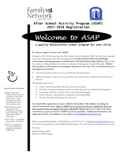 Asap Registration - english - North Shore School District 112