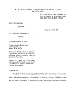 5D16-429 State v. Robert F. Woodall, III
