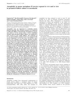 Aneuploidy in mouse metaphase II oocytes exposed in vivo and in