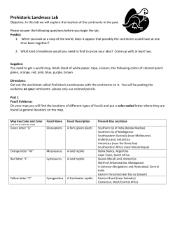 Prehistoric Landmass Lab
