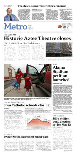 Historic Aztec Theatre closes