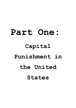 Capital Punishment in the United States
