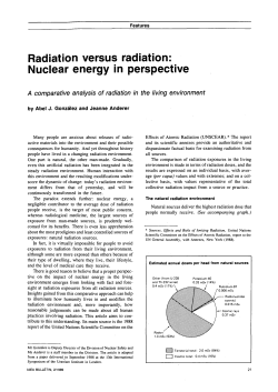 Radiation versus radiation: Nuclear energy in perspective