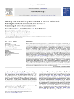 Neuropsychologia Memory formation and long