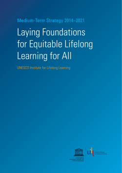 laying foundations for equitable lifelong learning for all