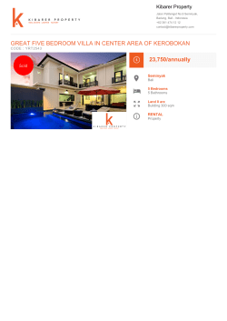 GREAT FIVE BEDROOM VILLA IN CENTER