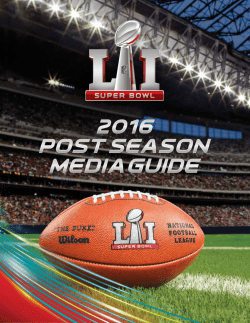 2016 Postseason Media Guide