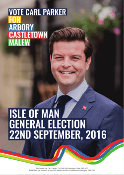 Carl Parker for Arboy, Castletown and Malew