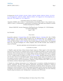 Moore v. Chertoff - Civil Rights Litigation Clearinghouse