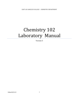 Chemistry%102%%%%%%%%%%% Laboratory%%Manual%