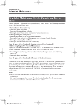 Scheduled Maintenance