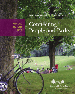Annual Report - The Emerald Necklace Conservancy