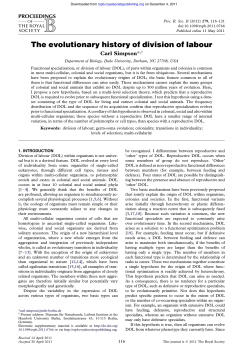 Proceedings of the Royal Society B Biological