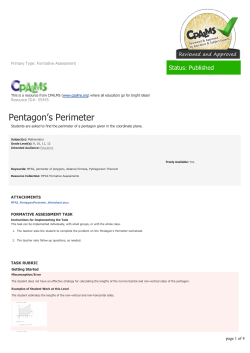 Pentagon`s Perimeter