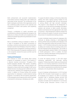 BCA`s achievements and successful implementation of the Bank`s