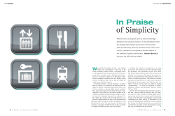 In Praise of Simplicity - Max-Planck