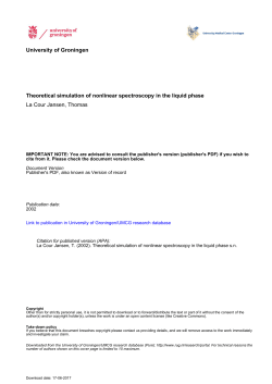 Theoretical simulation of nonlinear spectroscopy in the liquid phase