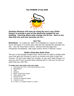 The POWER of the SUN