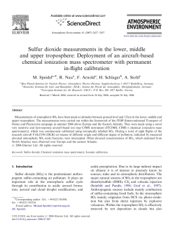 Deployment of an aircraft-based chemical ionization mass