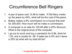 Geometry: Circles and Circumference