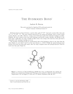 The Hydrogen Bond
