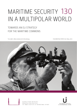 Maritime Security in a Multipolar World: Towards an EU Strategy for