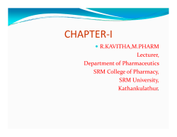 chapter-i - SRM University