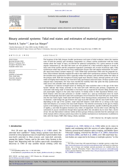 Binary asteroid systems: Tidal end states and estimates of material