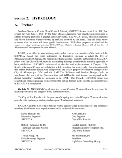Section 2. HYDROLOGY A. Preface