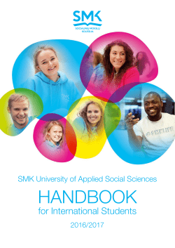 Handbook for international students