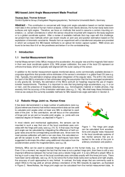 IMU-based Joint Angle Measurement Made Practical