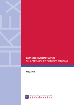 Consultation paper
