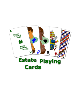 Estate Playing Cards