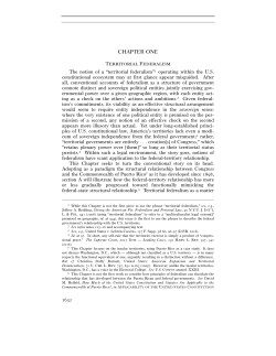 chapter one - Harvard Law Review