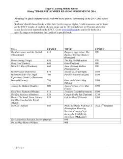 Eagle`s Landing Middle School Rising 7TH