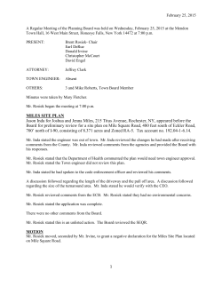 MILES SITE PLAN Jason Inda for Joshua and Jenna Miles, 215