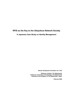 RFID as the Key to the Ubiquitous Network Society