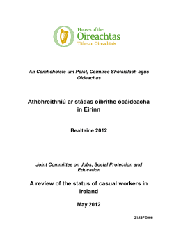 review of the status of casual workers in Ireland