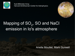 Mapping of SO , SO and NaCl emission in Io`s atmosphere