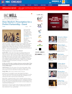 Dose Market`s Prescription for a Perfect Partnership : Guest 0%